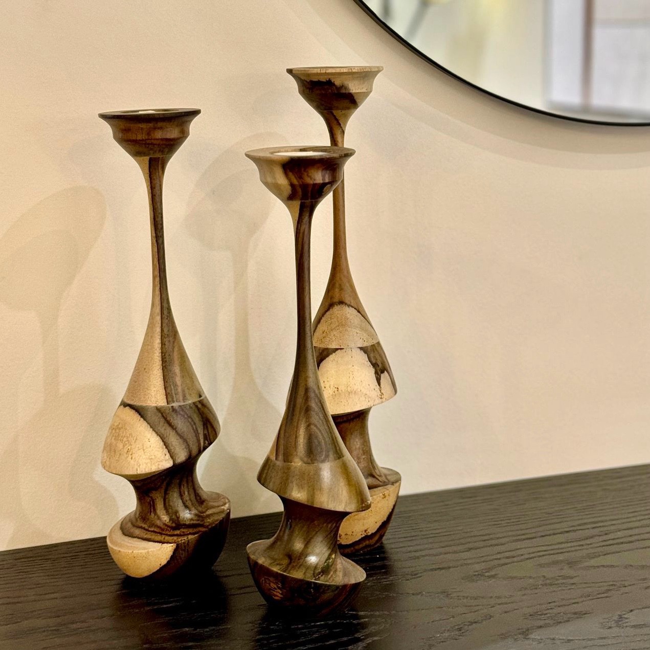 סט 3 נרות דגם סונו 3 גבהים סט 3 נרות דגם סונו 3 גבהים