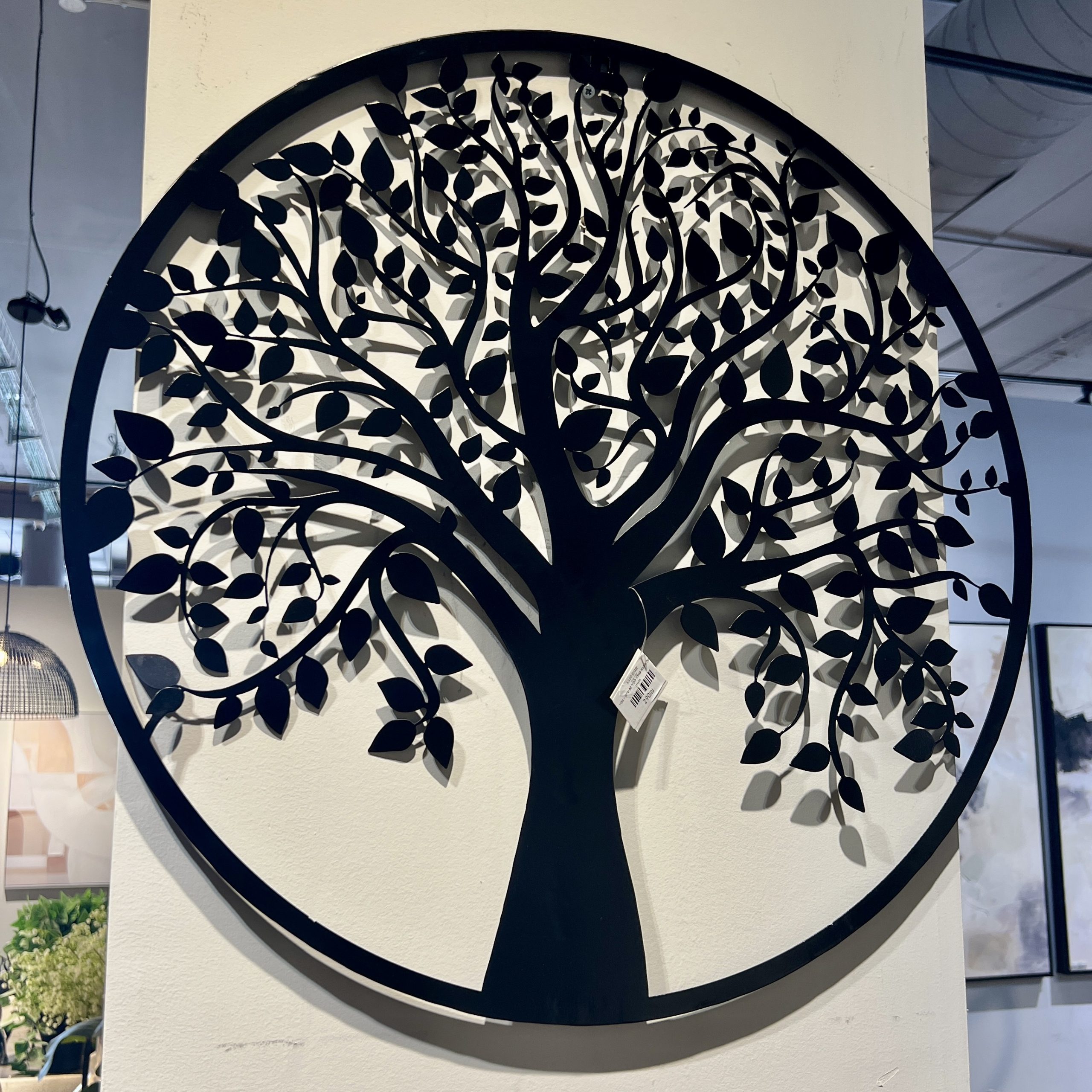 תמונה מתכת עגולה לקיר