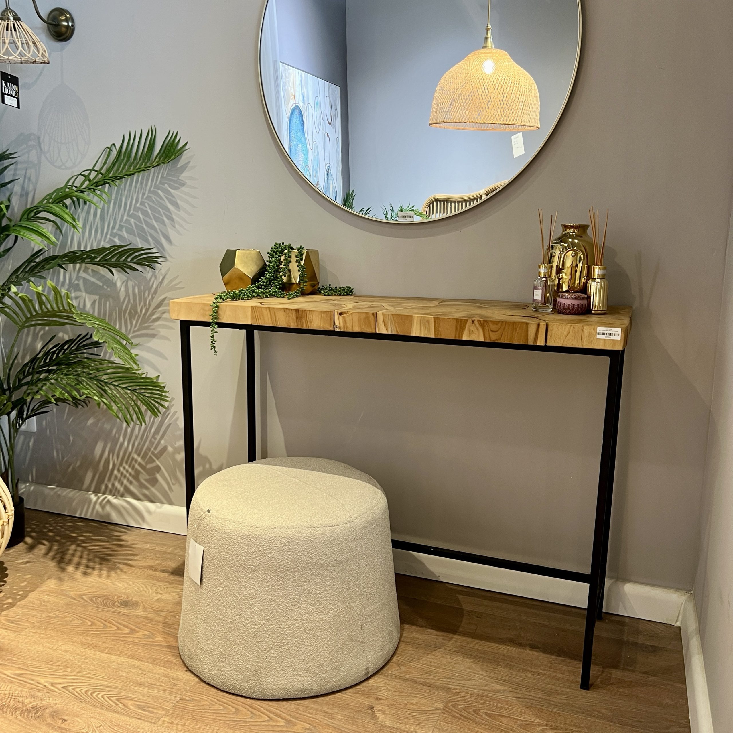 קונסולה פלטת עץ טיק דגם רפאל קונסולה פלטת עץ טיק דגם רפאל