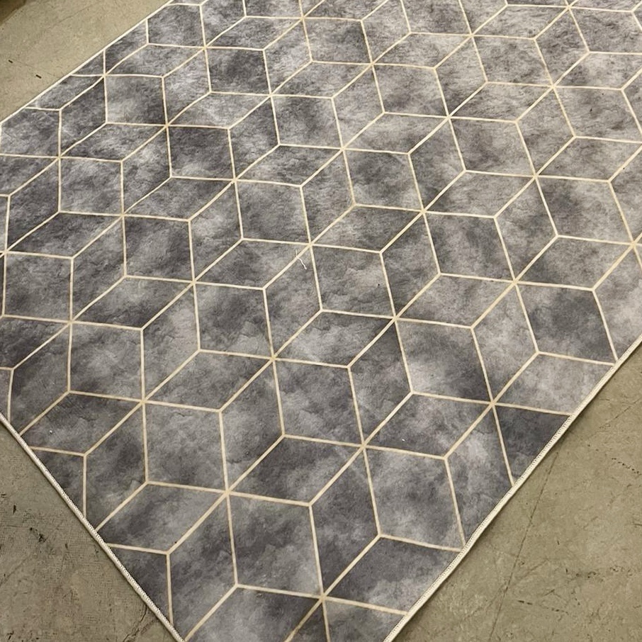 שטיח תלת מימד קוביות אפור דגם טאי שטיח תלת מימד קוביות אפור דגם טאי