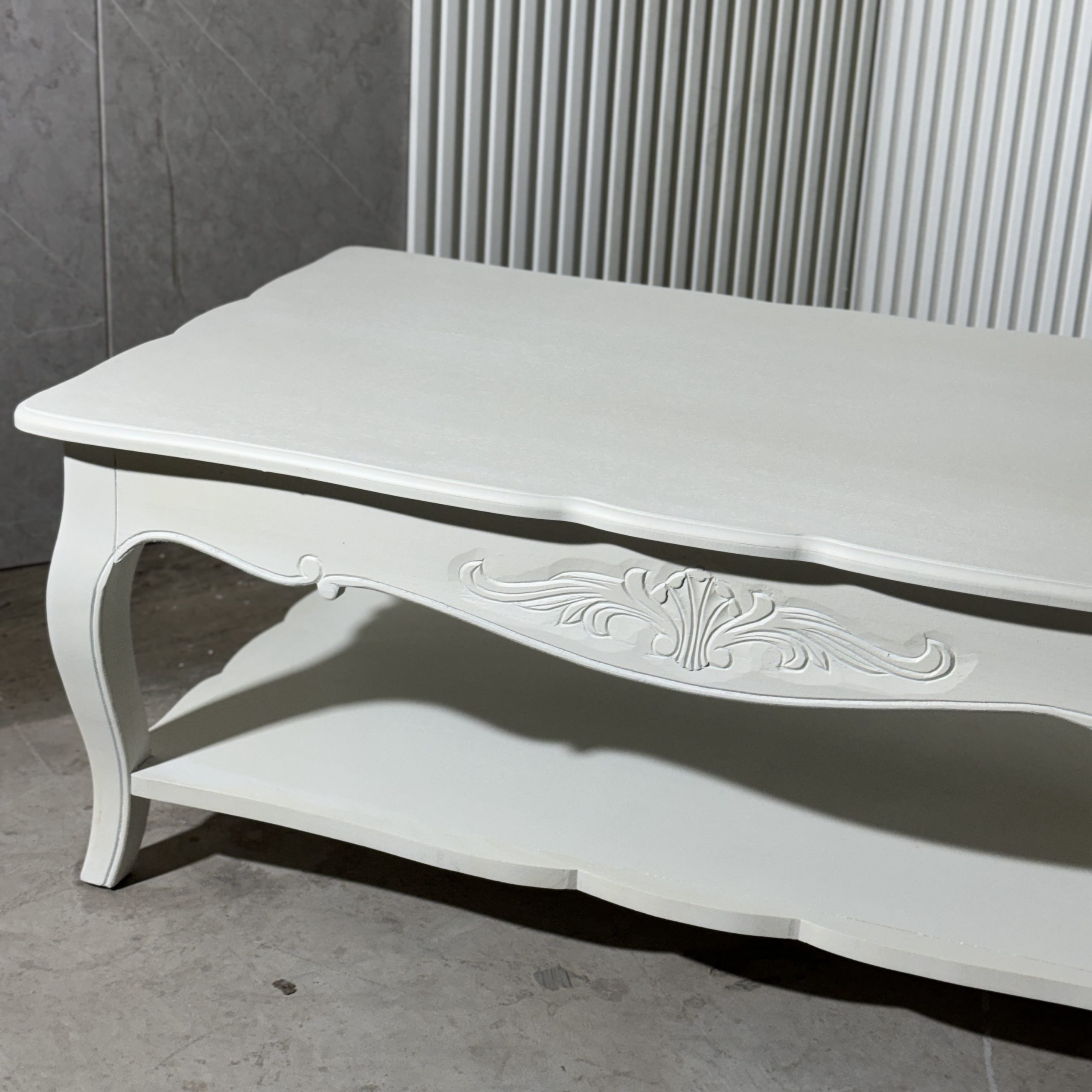 שולחן סלון מלבני שמנת דגם קאי