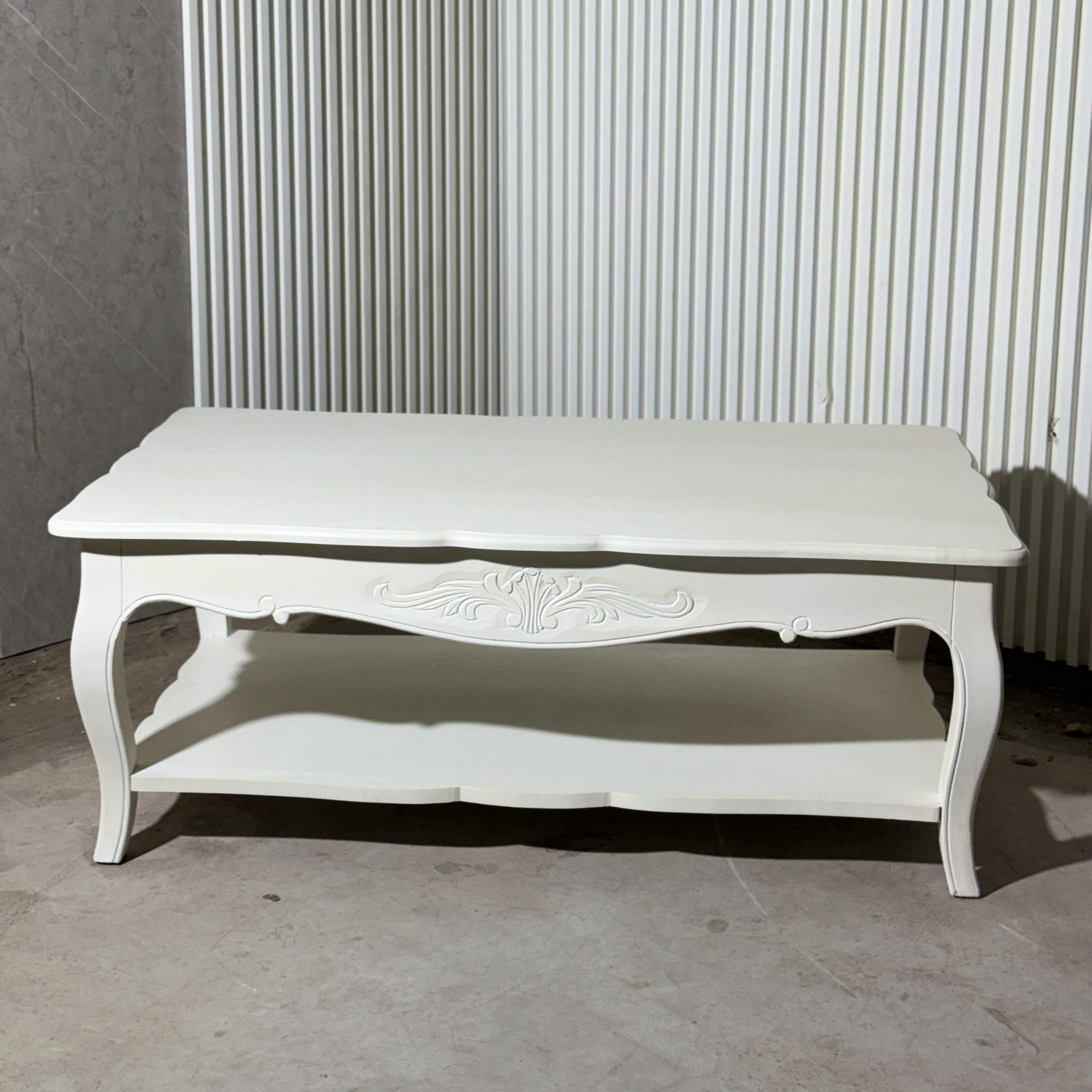 שולחן סלון מלבני שמנת דגם קאי