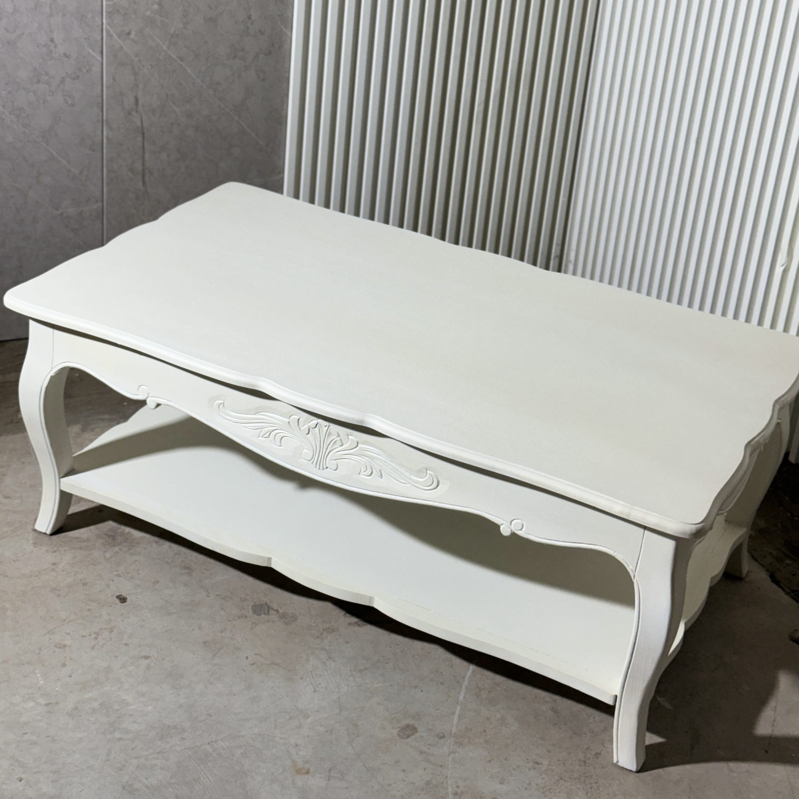 שולחן סלון מלבני שמנת דגם קאי