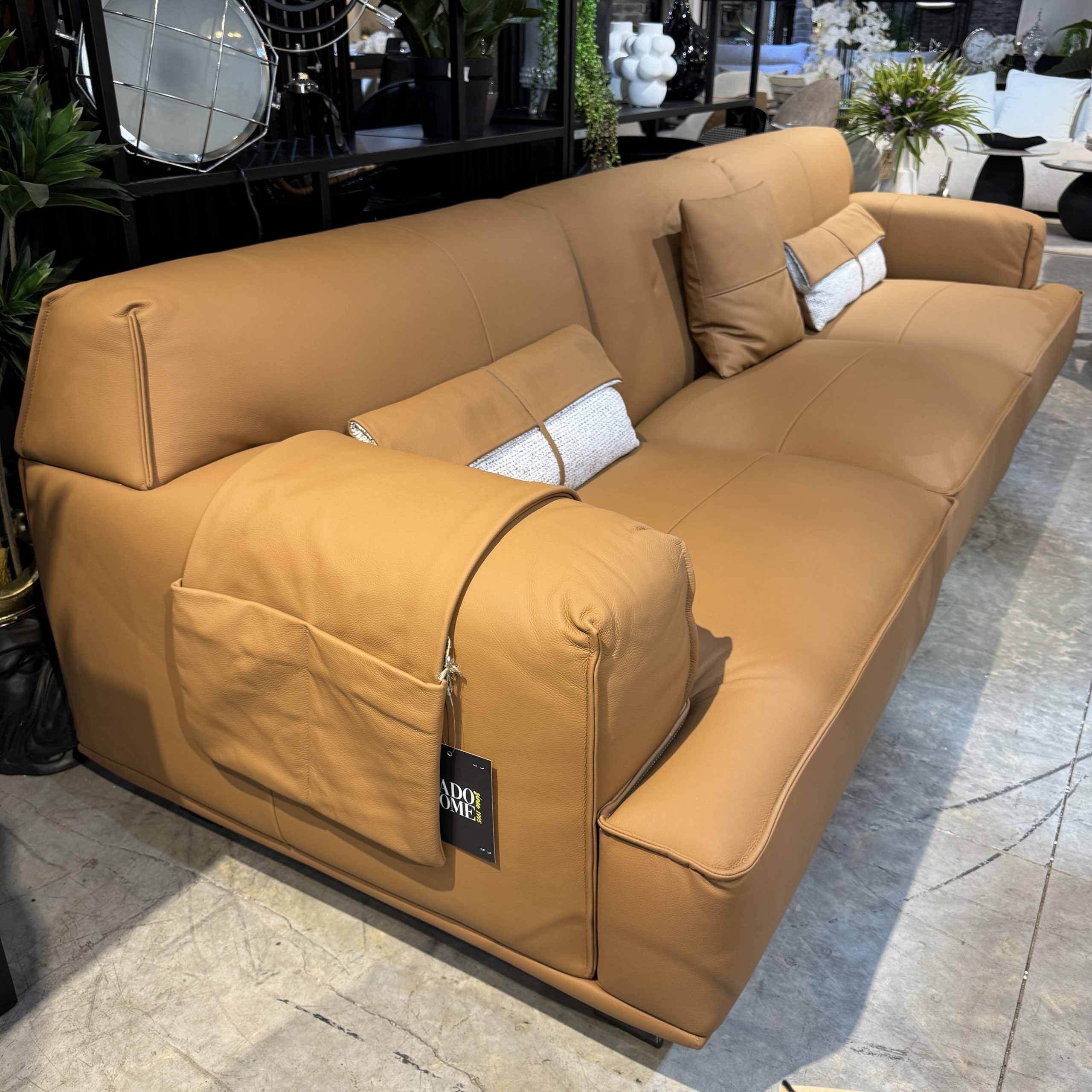 ספת עור מלא יוקרתית כאמל פוקט 292 דגם סופיטל photo number 5