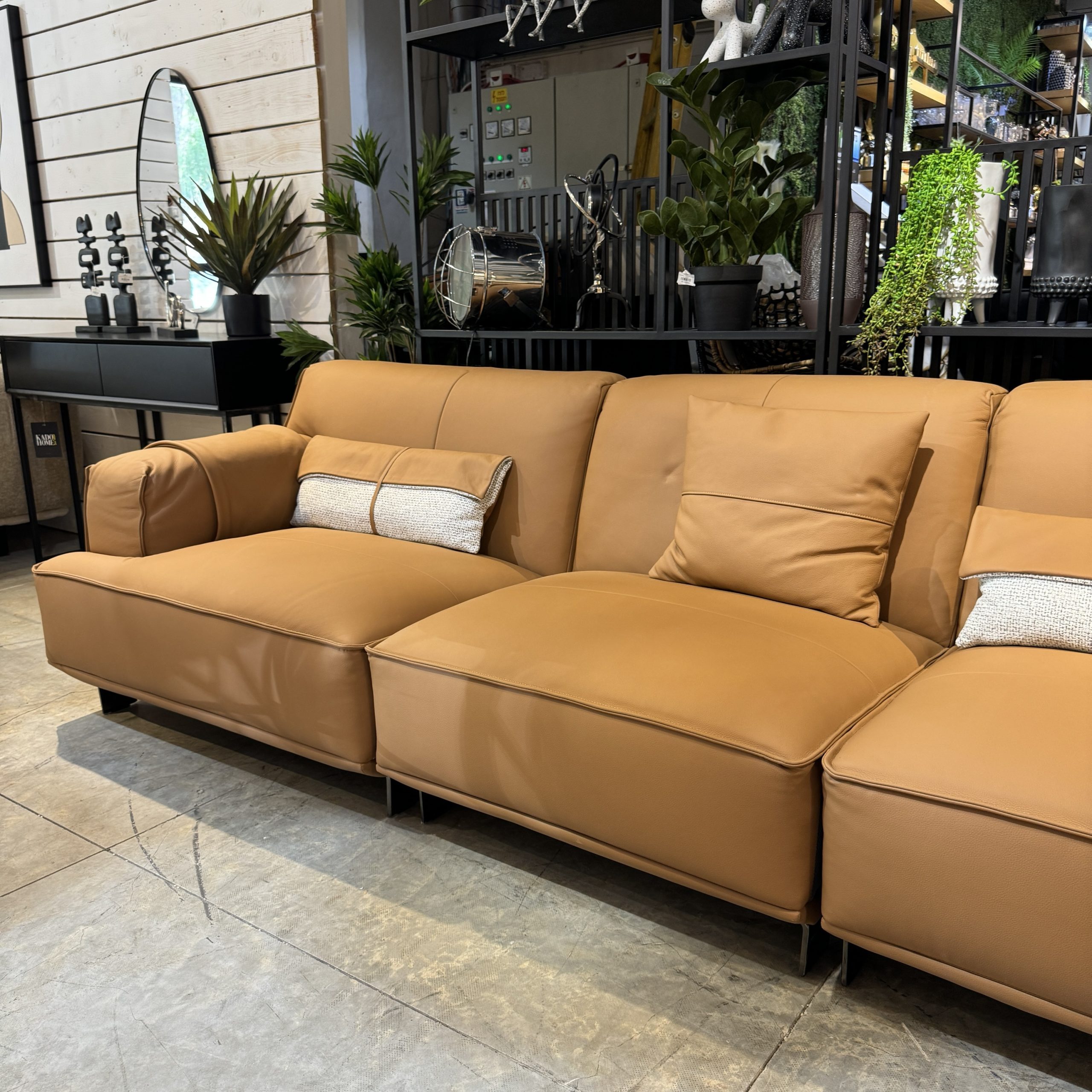 ספת עור מלא יוקרתית כאמל פוקט 292 דגם סופיטל photo number 7