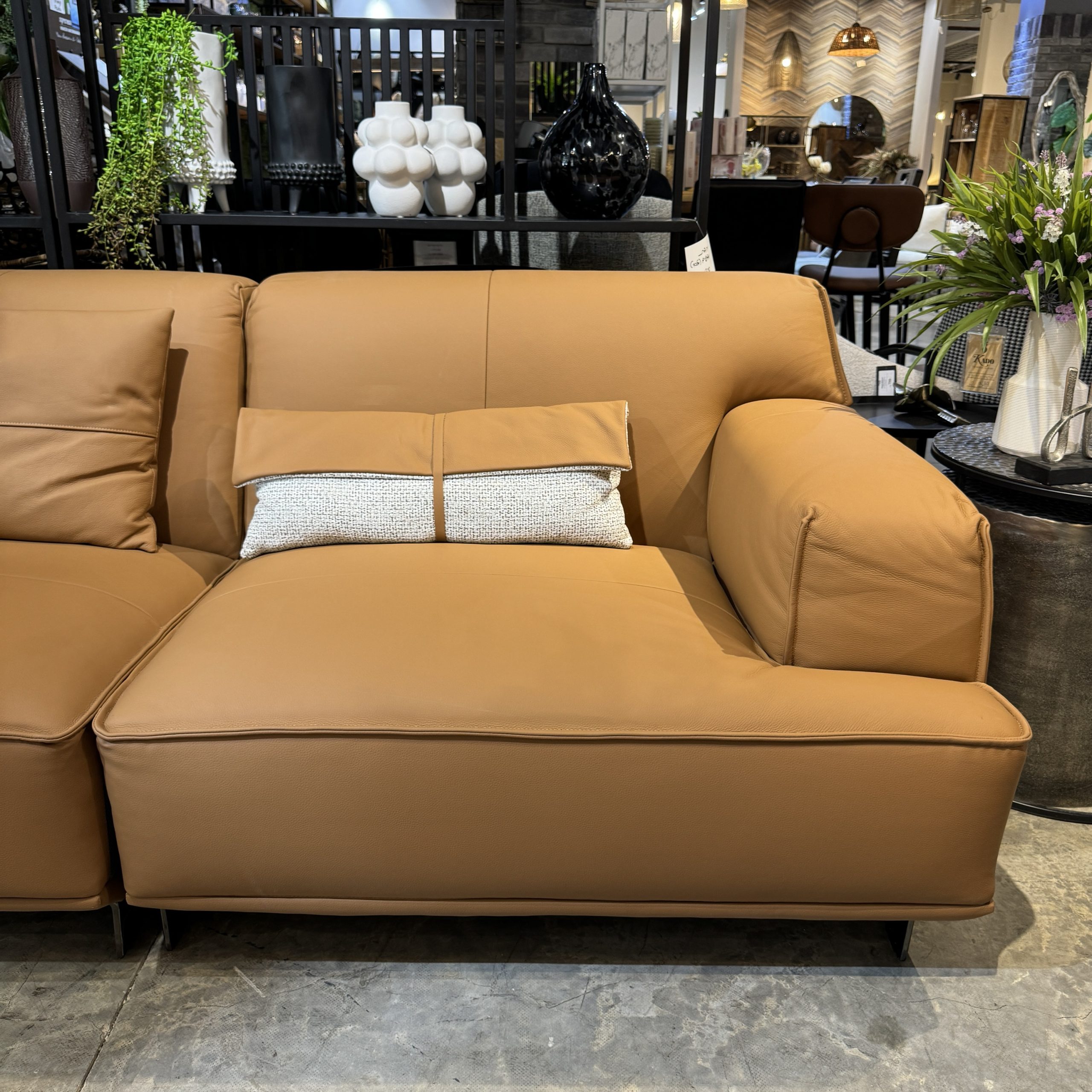 ספת עור מלא יוקרתית כאמל פוקט 292 דגם סופיטל photo number 8