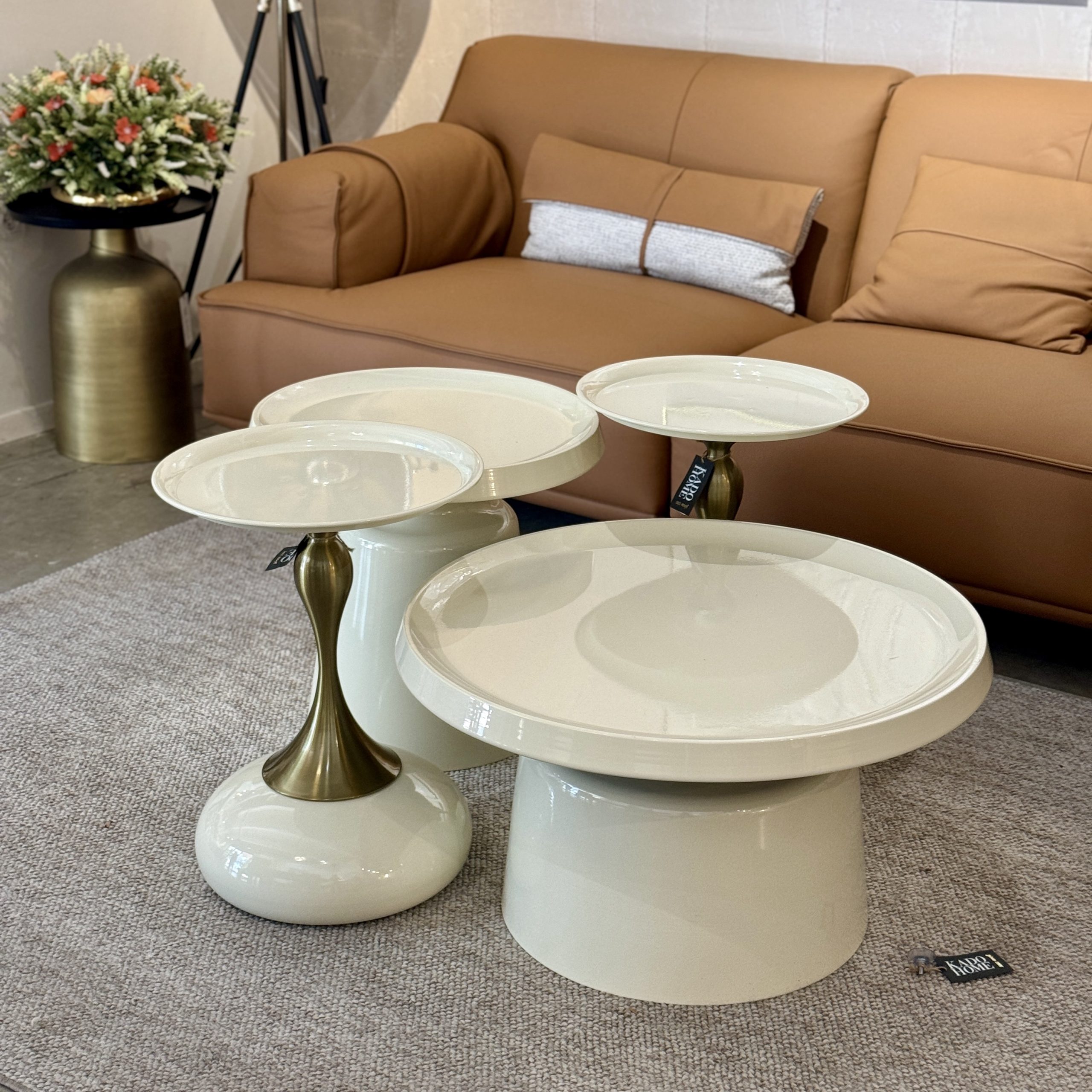 סט שולחנות סלון קלין סאנד דגם סופיטל סט שולחנות סלון קלין סאנד דגם סופיטל