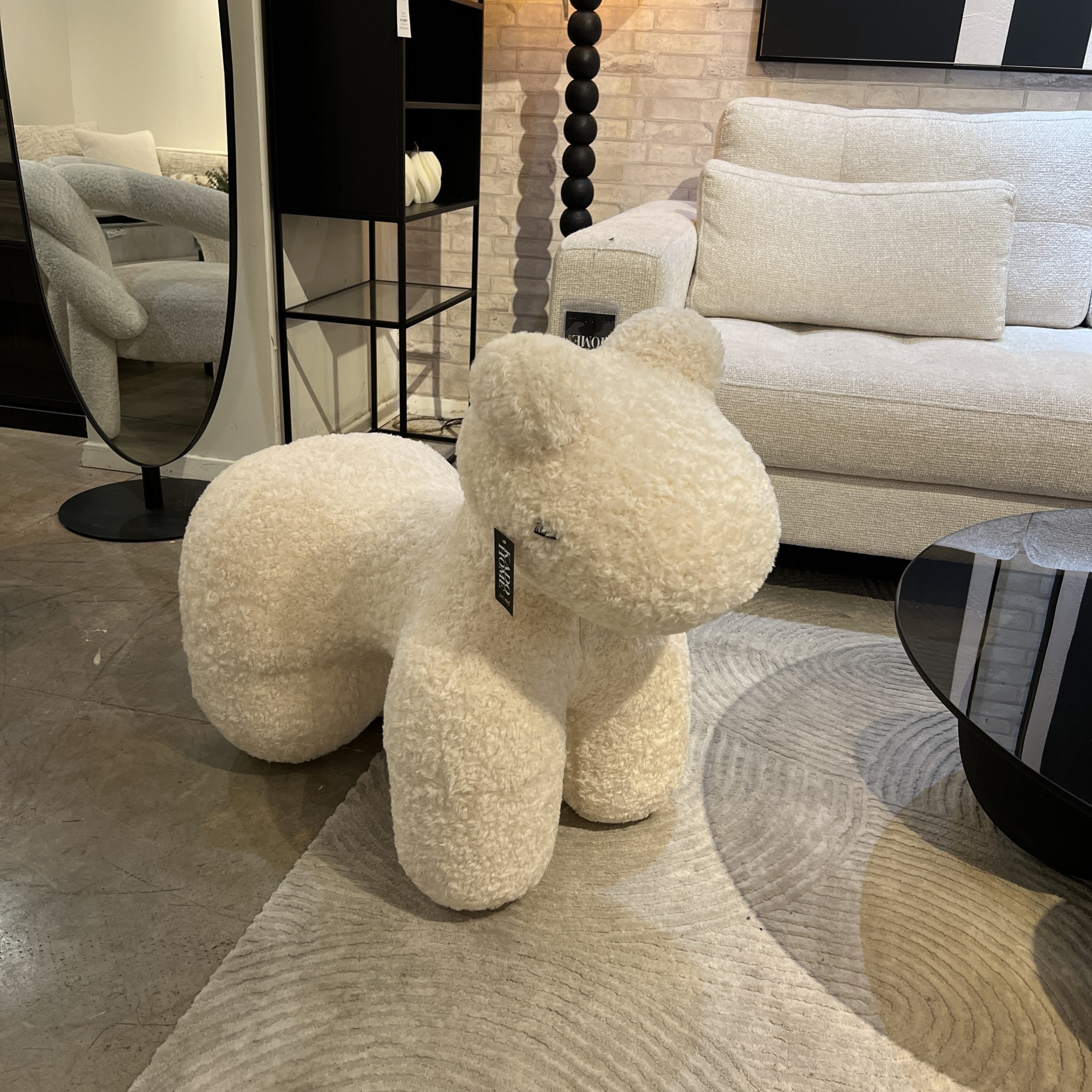 הדום בובה דובי כבשה שמנת דגם סופיטל הדום בובה דובי כבשה שמנת דגם סופיטל