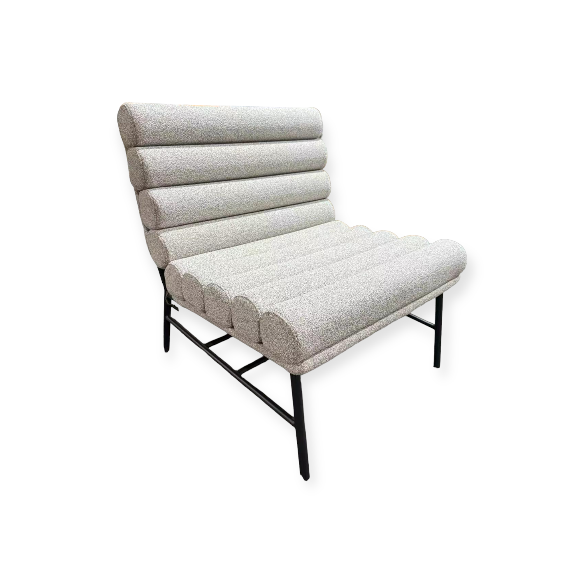 כורסא אריג בהיר אבן בטון ברלין ברזל שחור דגם סופיטל כורסא אריג בהיר אבן בטון ברלין ברזל שחור דגם סופיטל