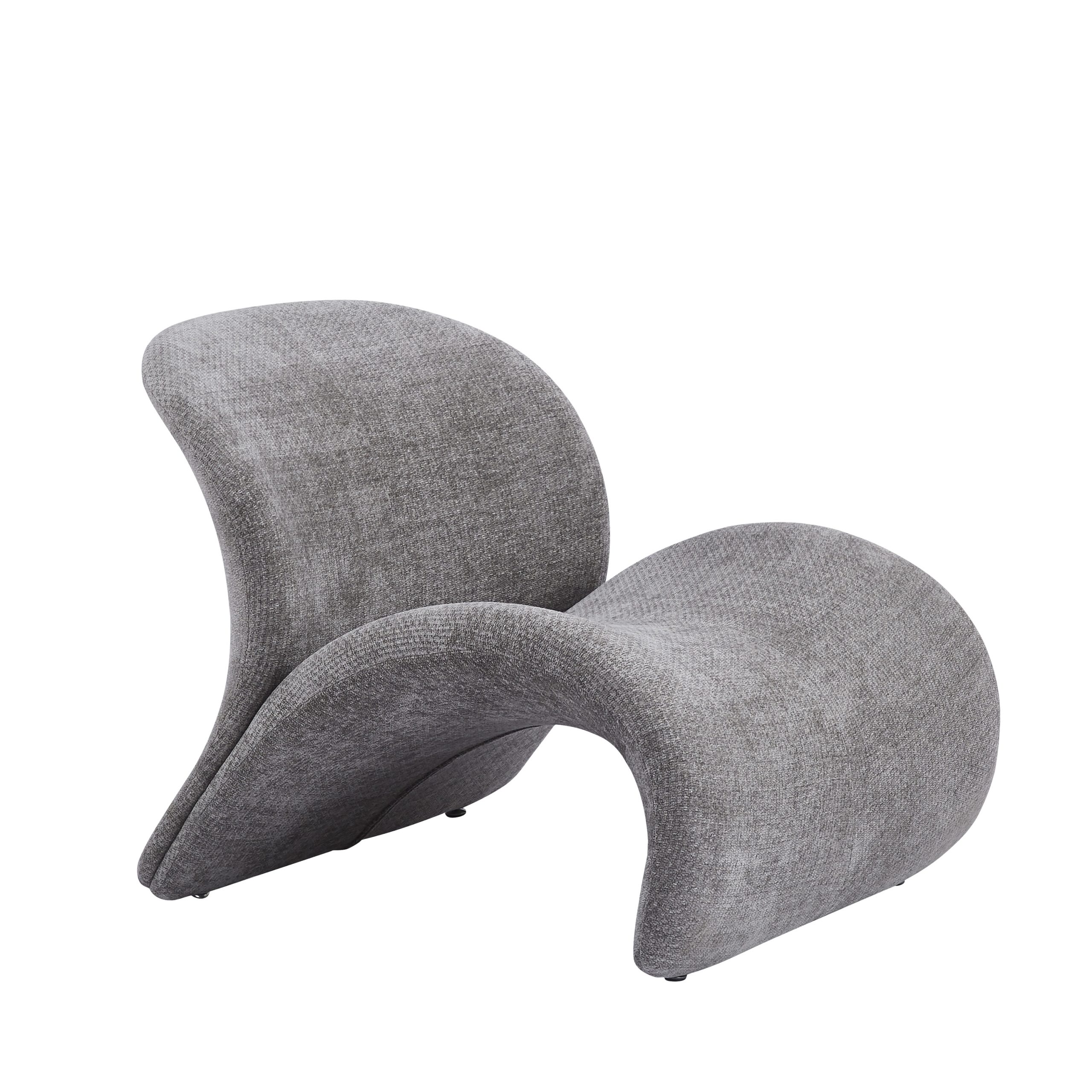 כורסא מוניקה בד אריג אפור דגם גרייס photo number 5