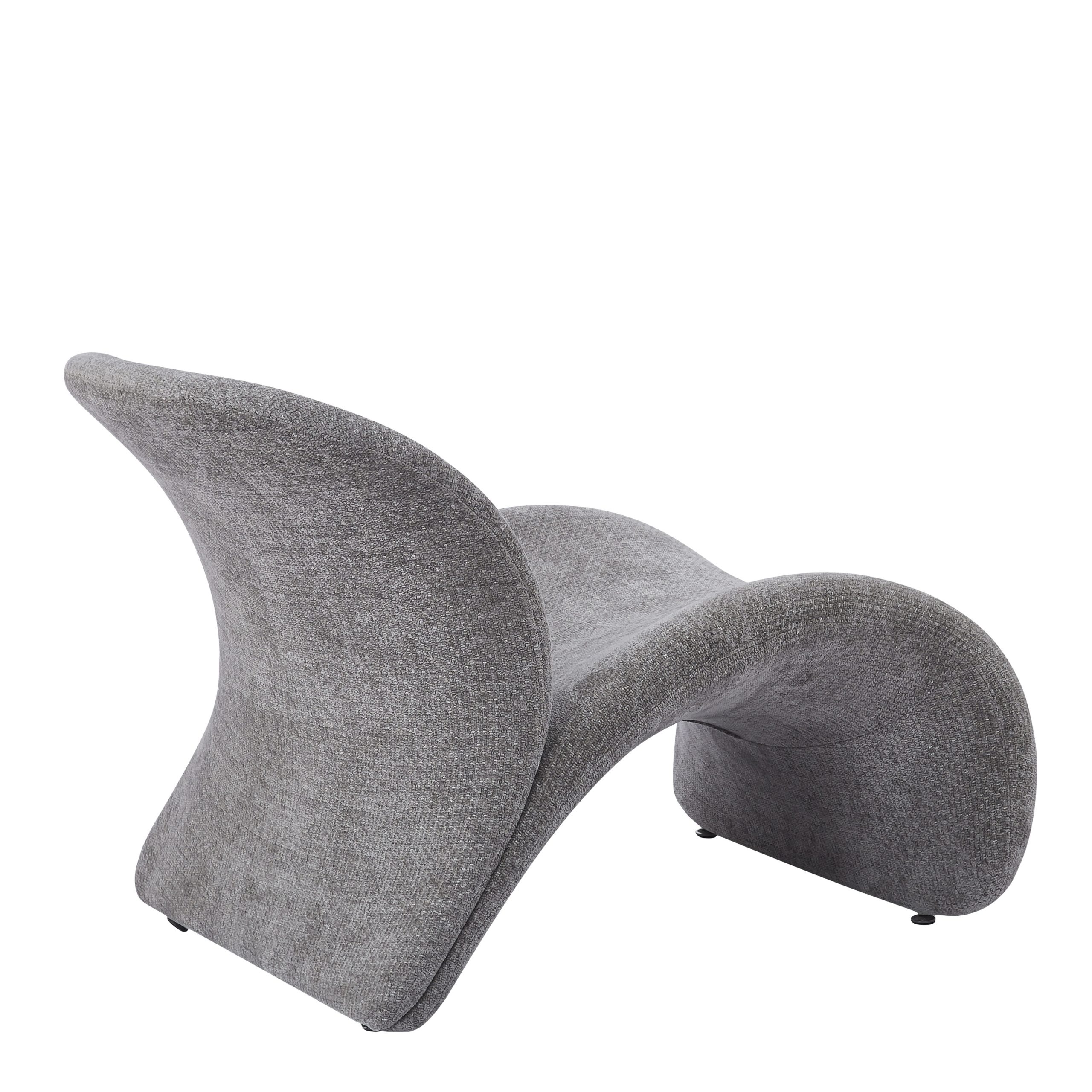 כורסא מוניקה בד אריג אפור דגם גרייס photo number 7