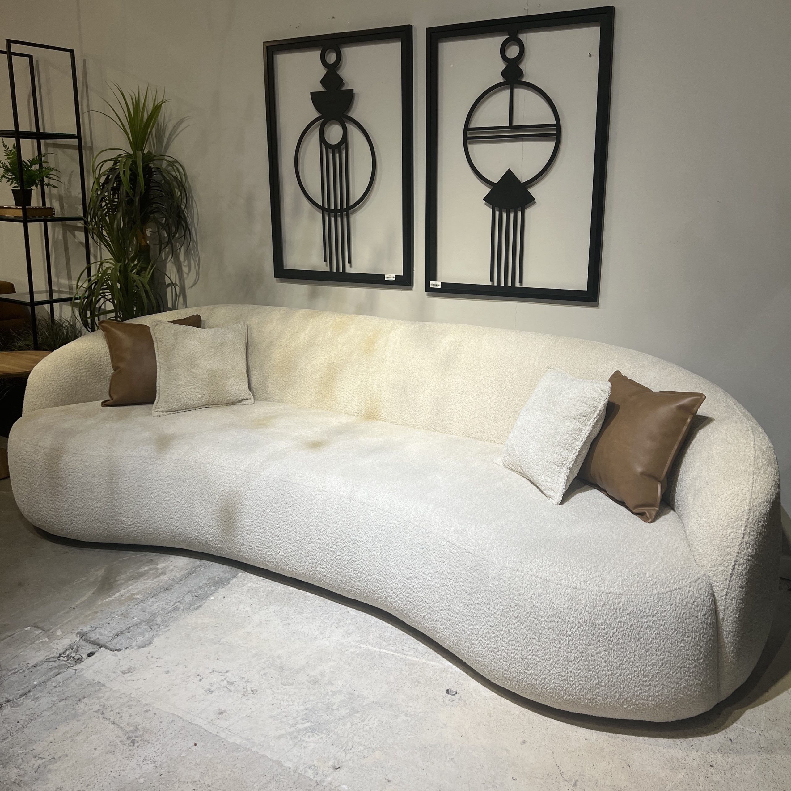 ספה מודרנית דגם אדנה מתצוגה