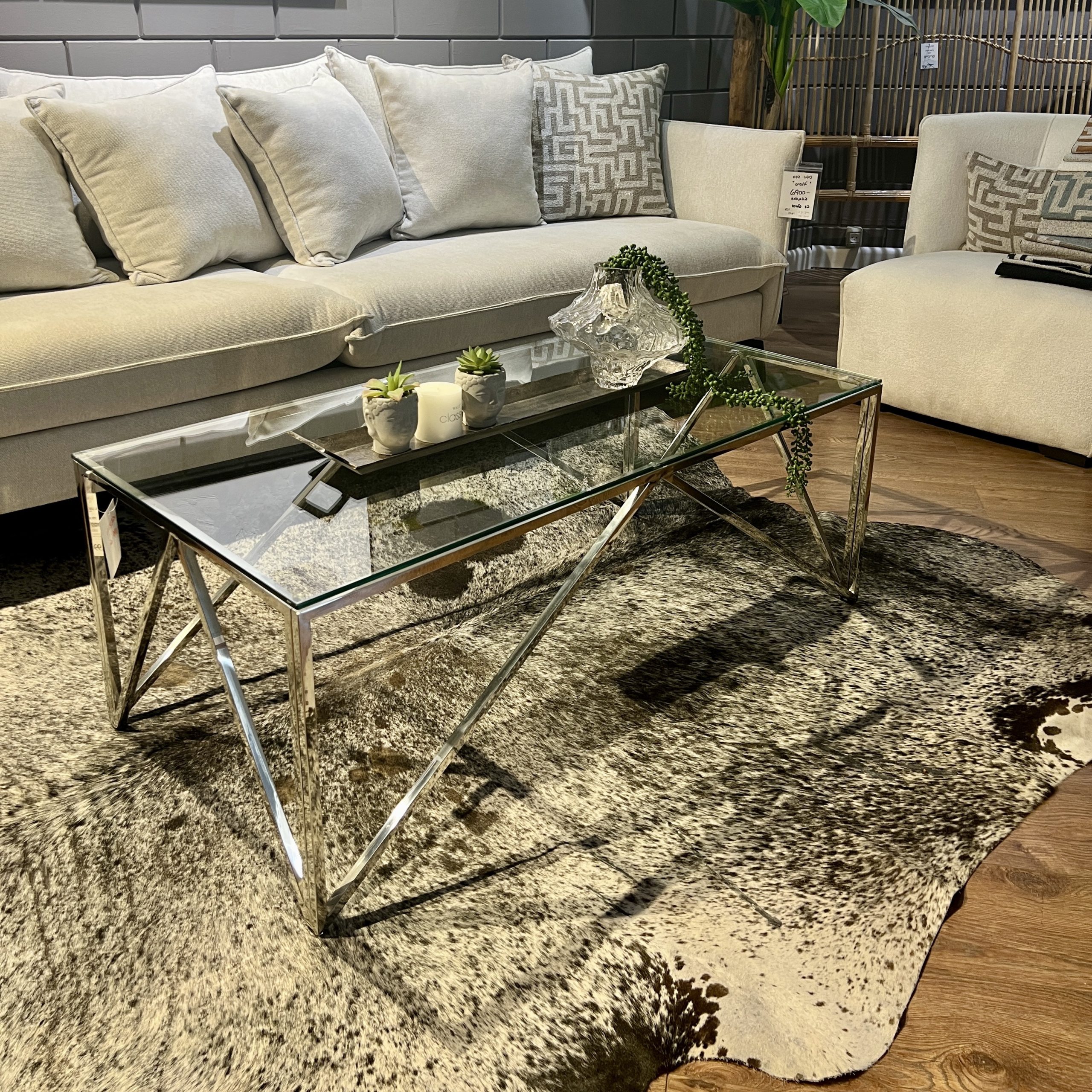 שולחן סלון דגם קריפטון ניקל שולחן סלון דגם קריפטון ניקל