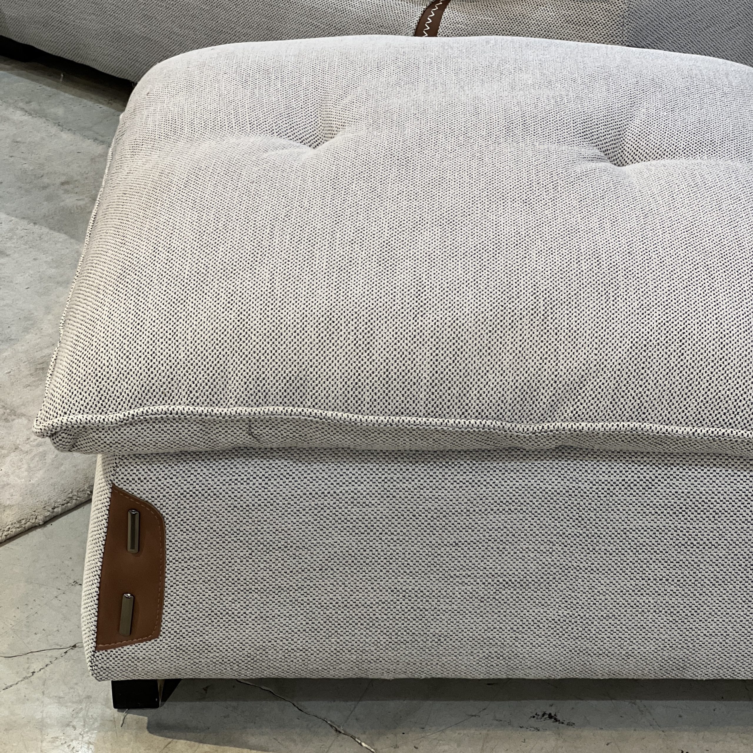 ספה והדום ורונה אריג אפור דגם סופיטל photo number 5