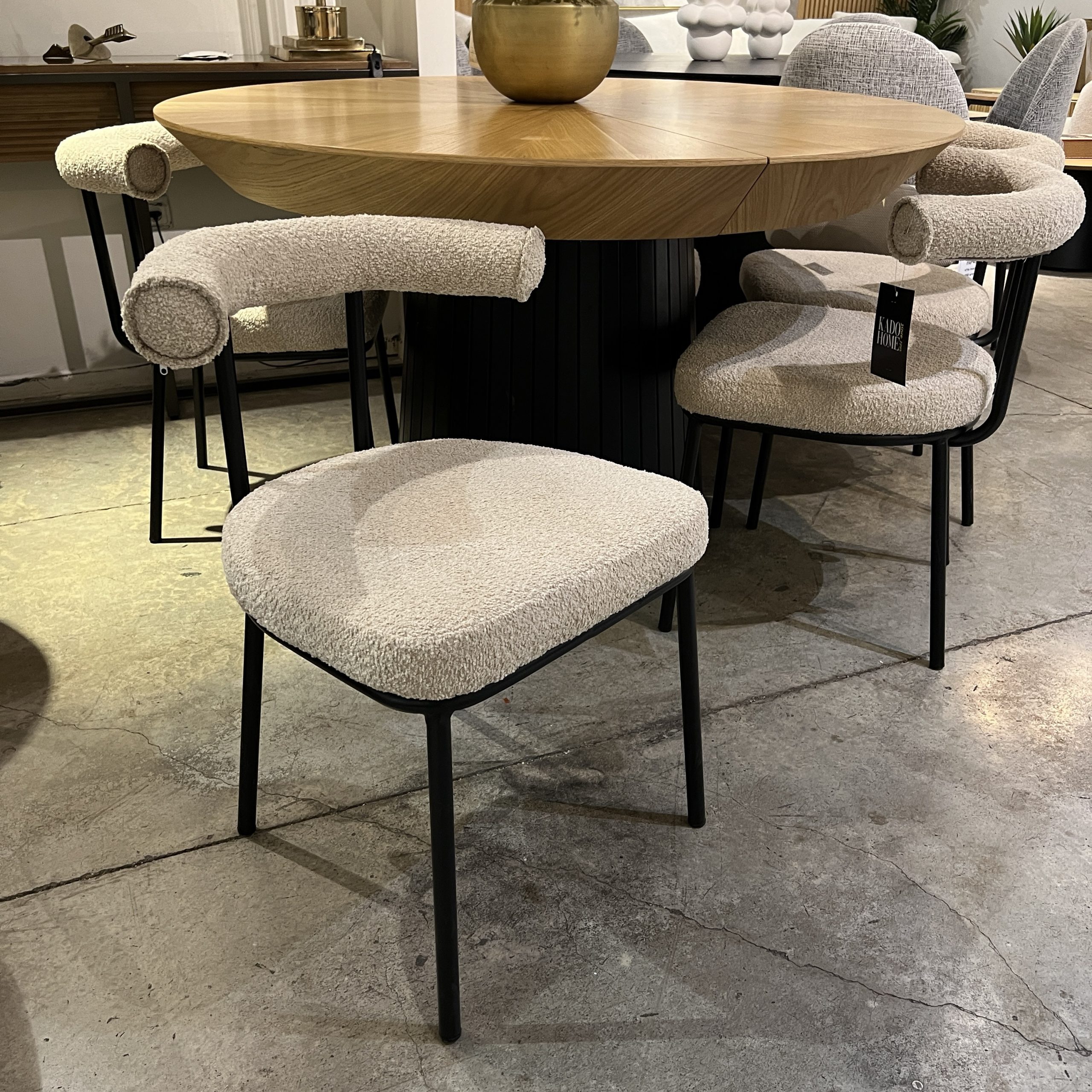 כיסא פינת אוכל בוקלה דגם מוס כיסא פינת אוכל בוקלה דגם מוס