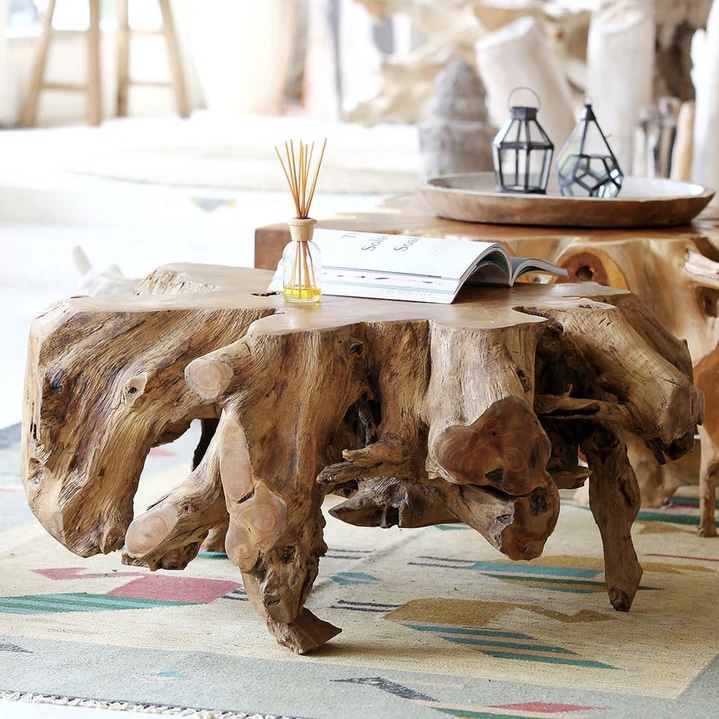 שולחן סלון עץ מעוצב דגם גזית שולחן סלון עץ מעוצב דגם גזית