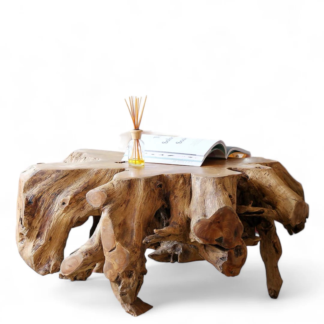 שולחן סלון עץ מעוצב דגם גזית שולחן סלון עץ מעוצב דגם גזית