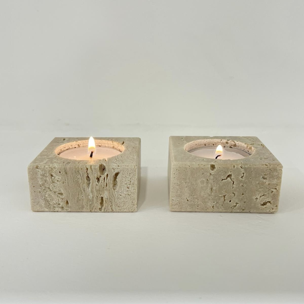 זוג טרוונטין פמוטי ריבוע נמוך דגם פרל זוג טרוונטין פמוטי ריבוע נמוך דגם פרל