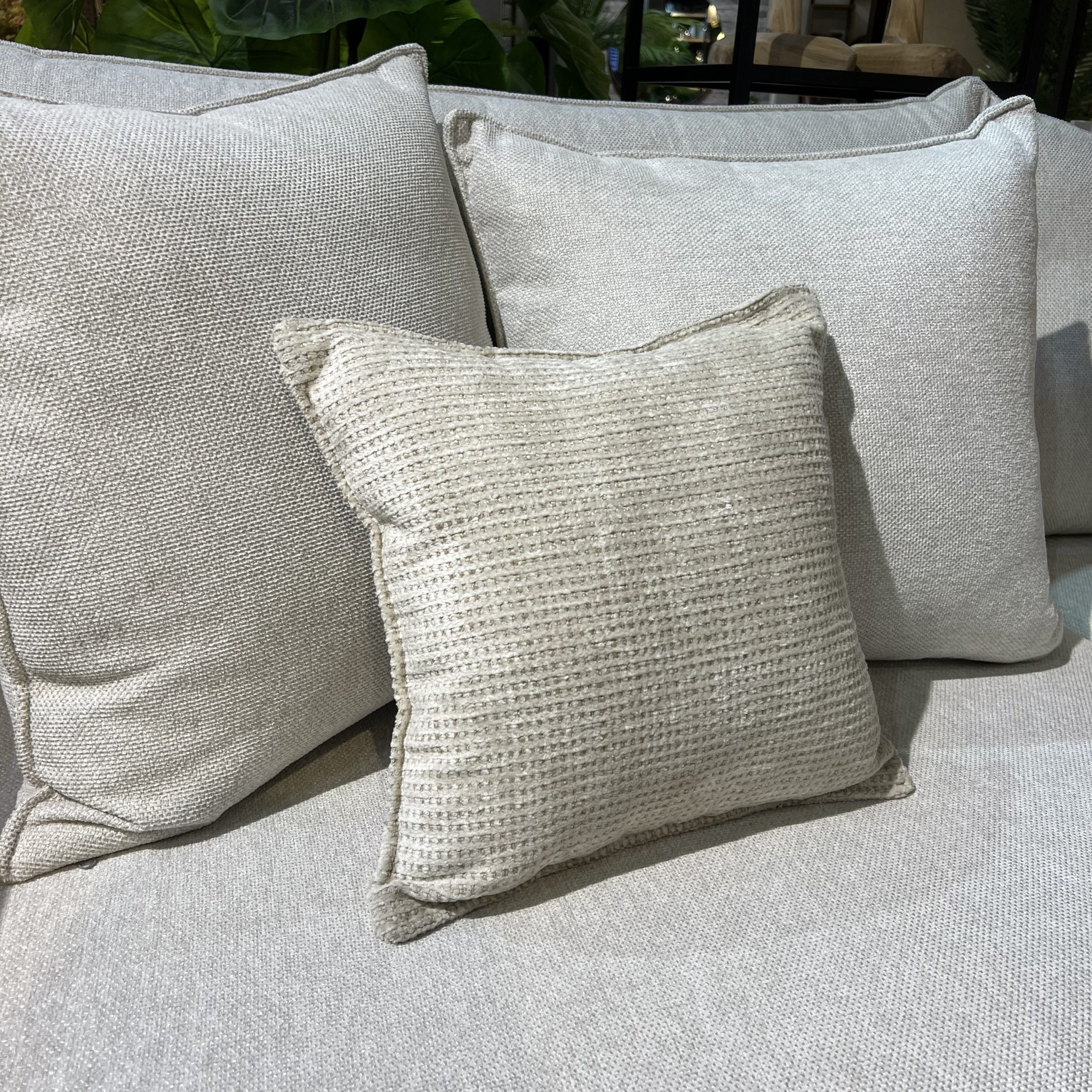 כרית נוי מרובעת אבן דגם רשת כרית נוי מרובעת אבן דגם רשת