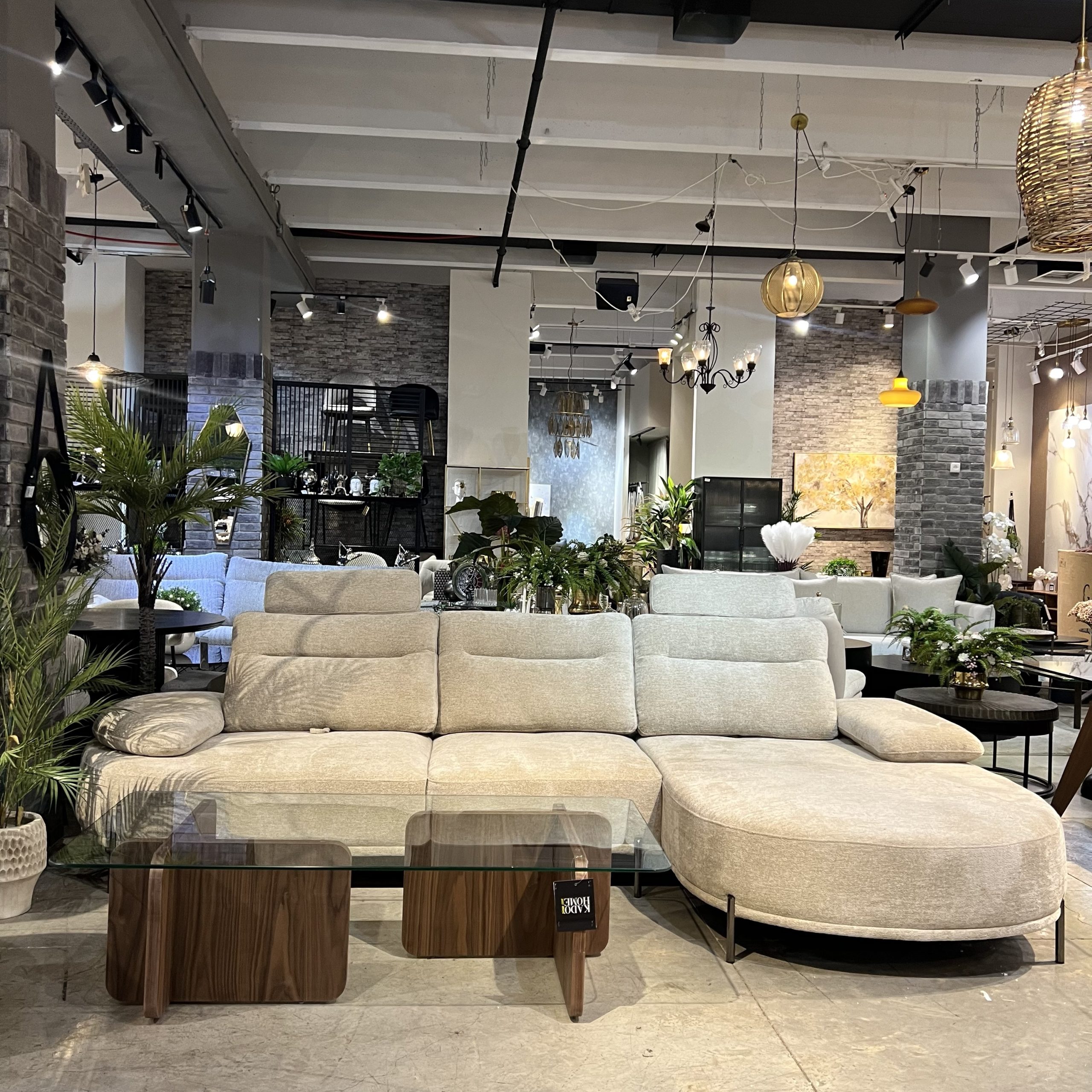 שולחן סלון זכוכית ועץ דגם מואנה שולחן סלון זכוכית ועץ דגם מואנה