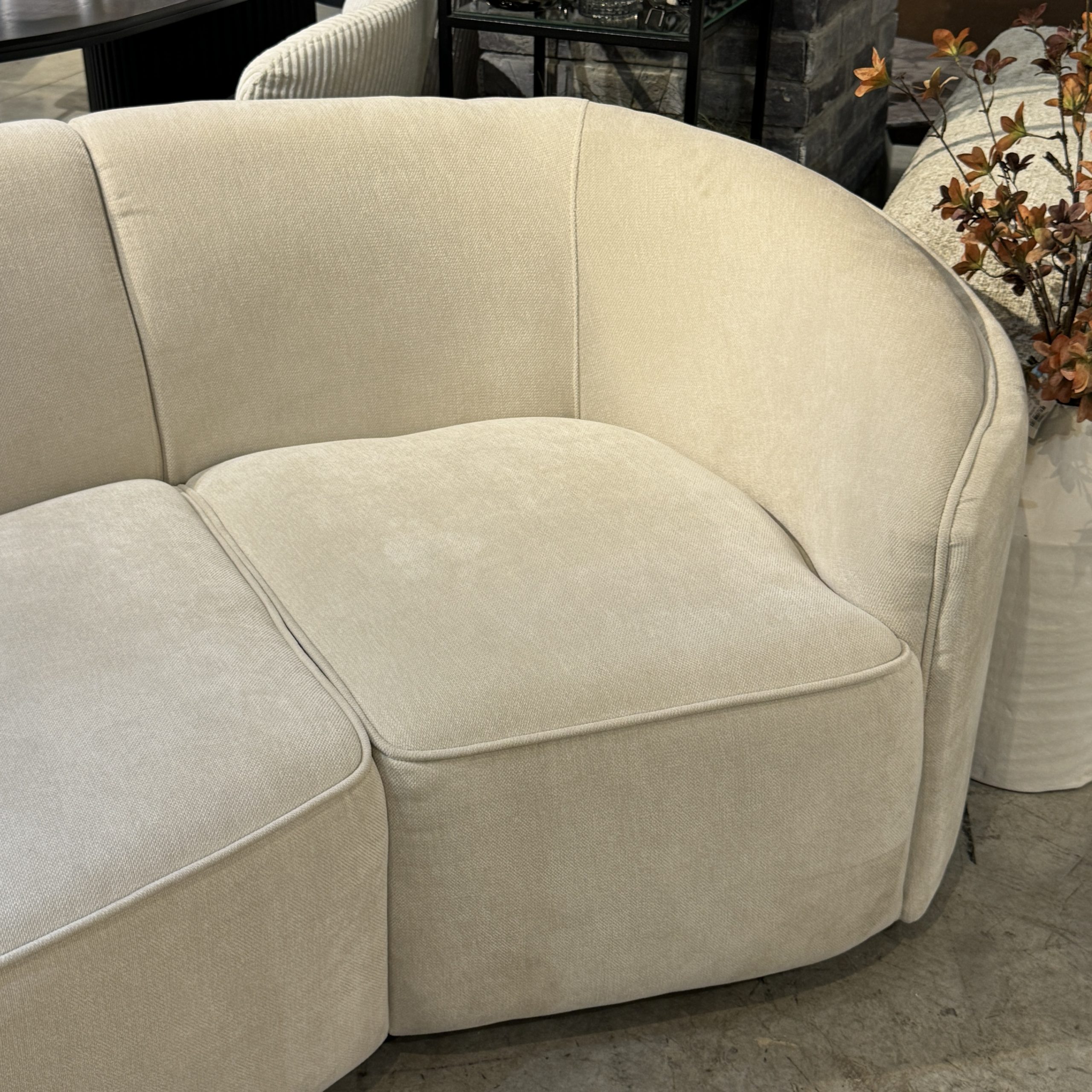 ספה זוגית מעוגלת דגם דפנה