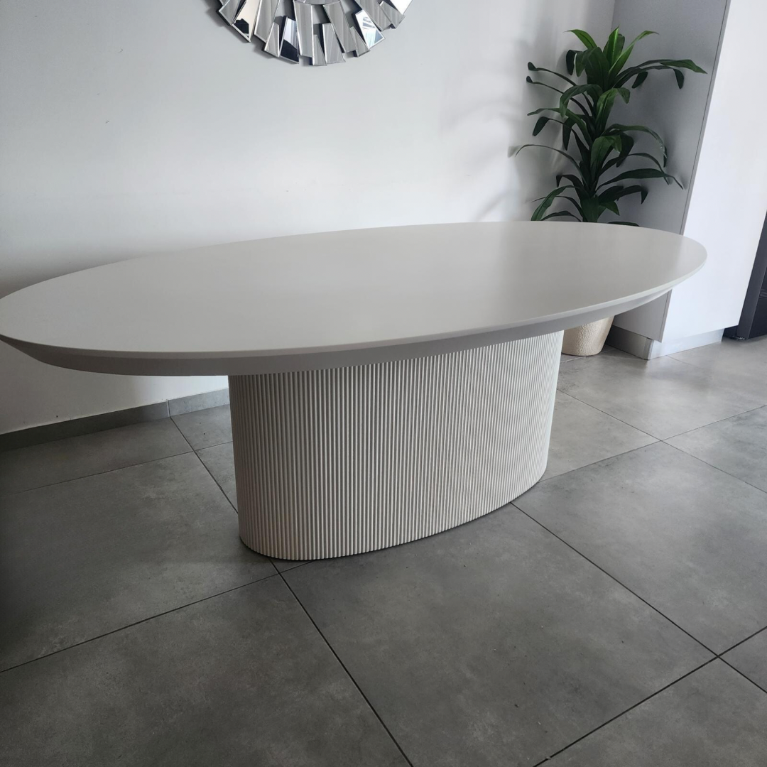 שולחן פינת אוכל אובלי דגם ריבולי שולחן פינת אוכל אובלי דגם ריבולי