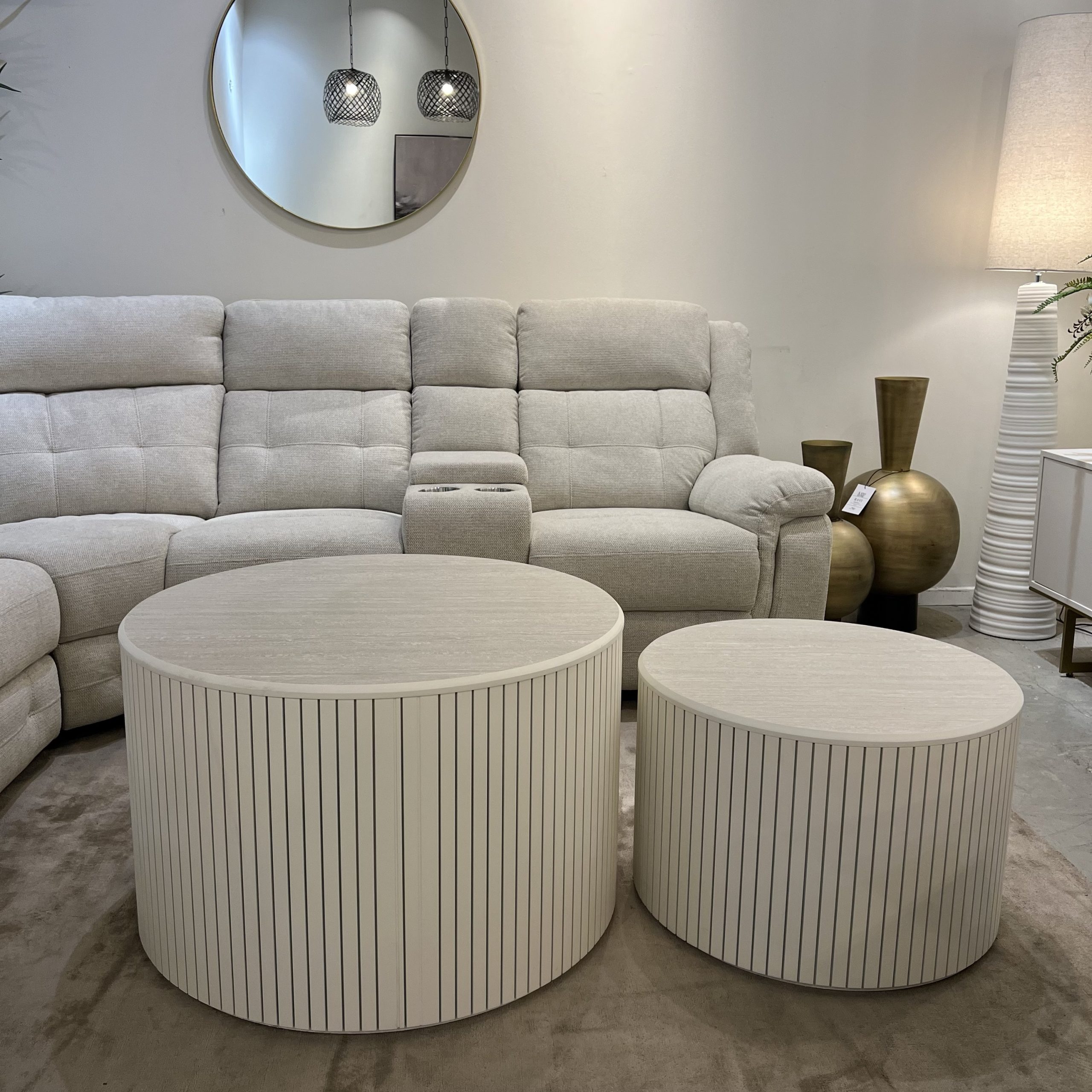 סט שולחנות סלון עגולים מעוצבים דגם נוב סט שולחנות סלון עגולים מעוצבים דגם נוב