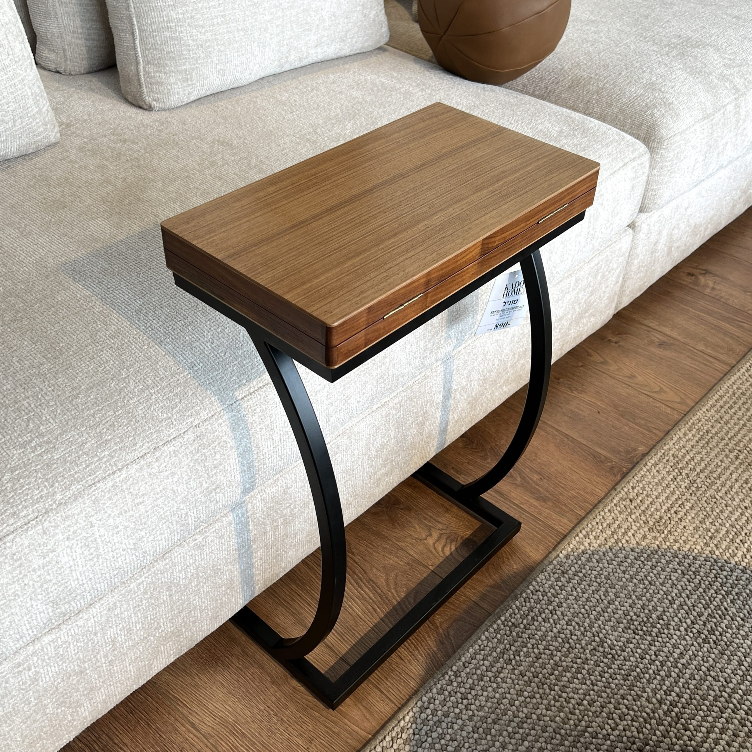 נשכן שש בש + כלים עץ רגל ברזל שחור דגם סוניל נשכן שש בש + כלים עץ רגל ברזל שחור דגם סוניל