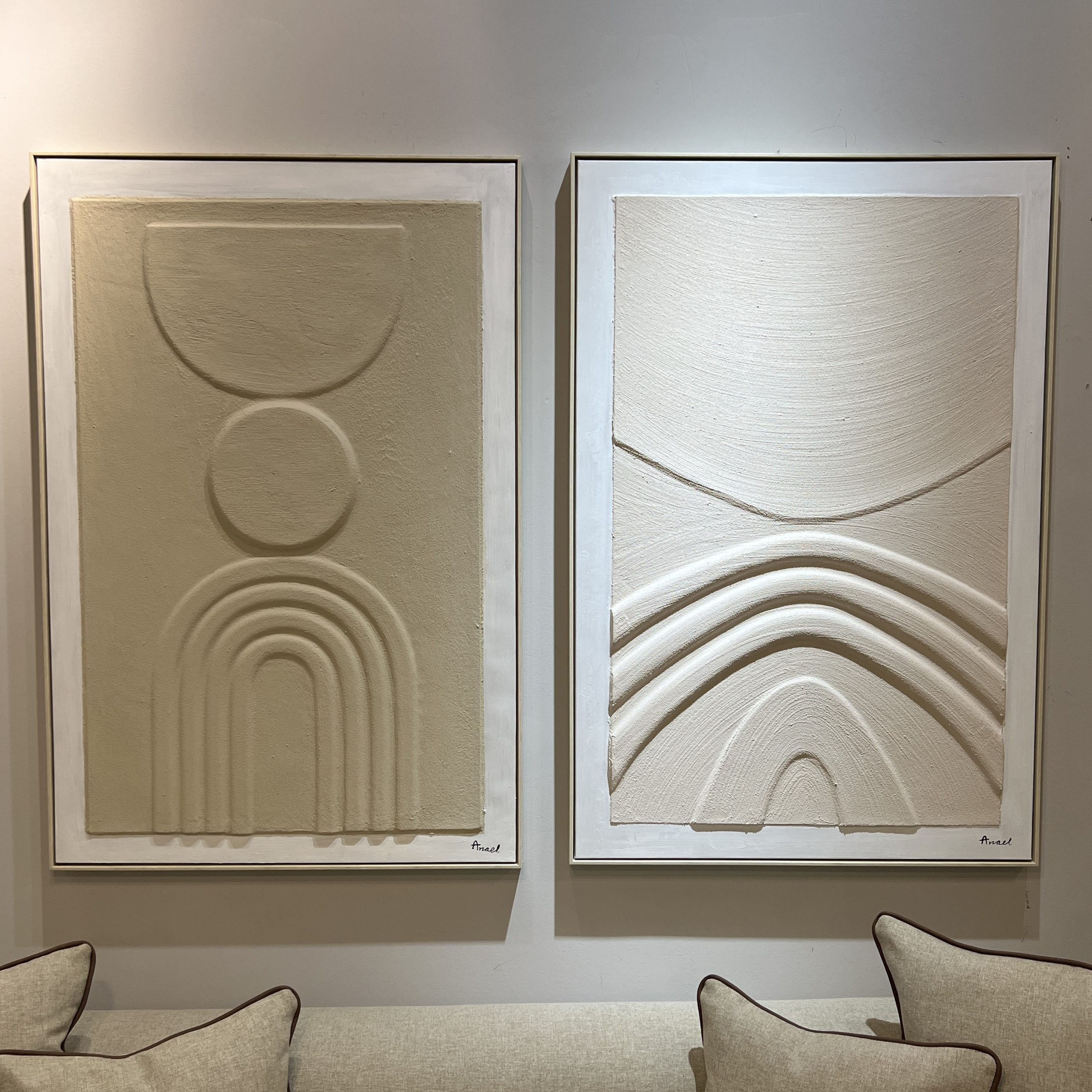 תמונה בעבודת יד גווני חול דגם אנאל תמונה בעבודת יד גווני חול דגם אנאל