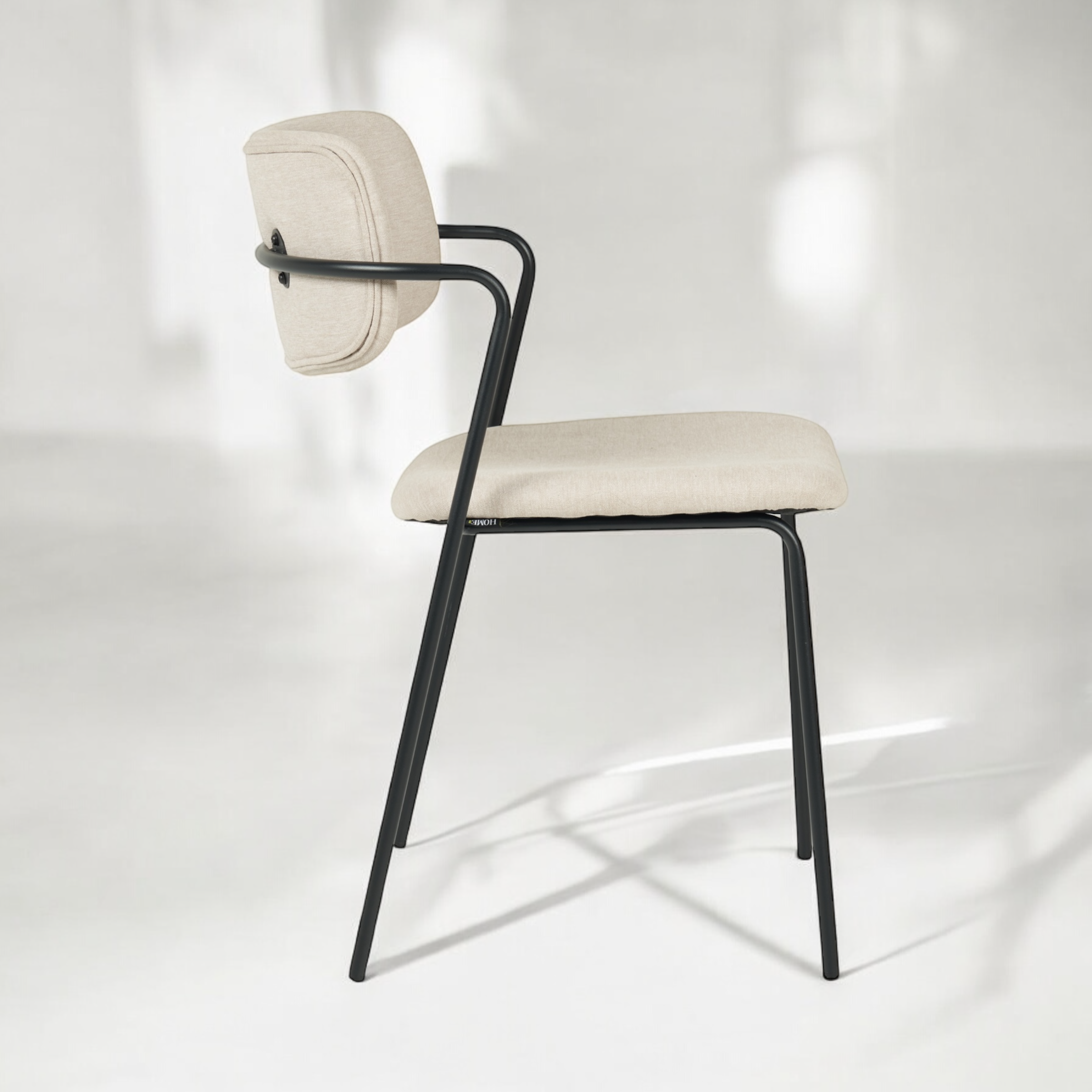 כיסא דגם לוסיאן בד אריג בז - SALE כיסא דגם לוסיאן בד אריג בז - SALE