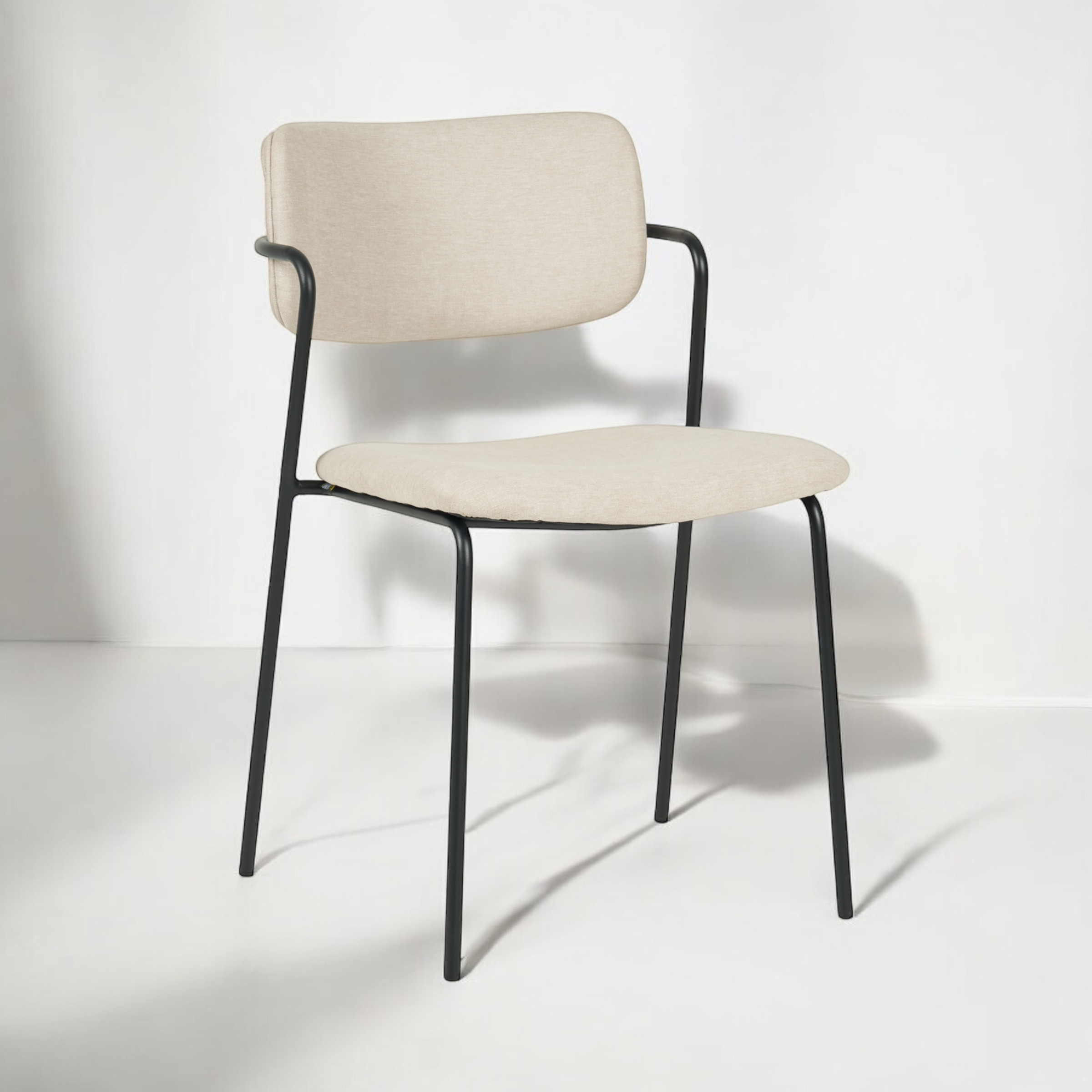 כיסא דגם לוסיאן בד אריג בז - SALE כיסא דגם לוסיאן בד אריג בז - SALE