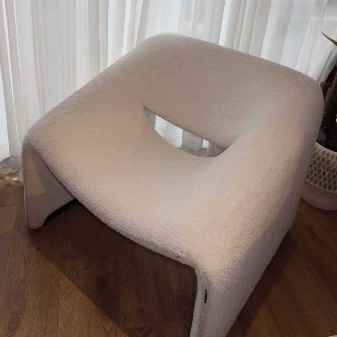 כורסא מילי בוקלה שמנת דגם ויקי כורסא מילי בוקלה שמנת דגם ויקי